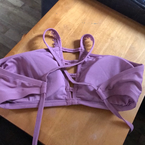 Purple Xhilaration swim top - Picture 3 of 3